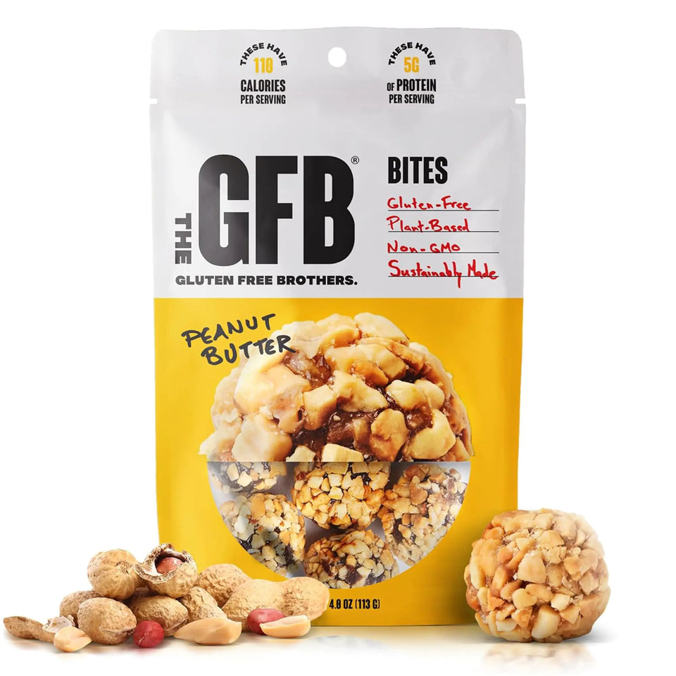 Peanut Butter Vegan Protein Snack Bites - Gluten & Soy Free, 4oz