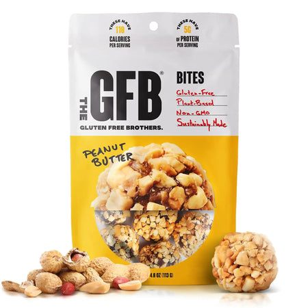Peanut Butter Vegan Protein Snack Bites - Gluten & Soy Free, 4oz