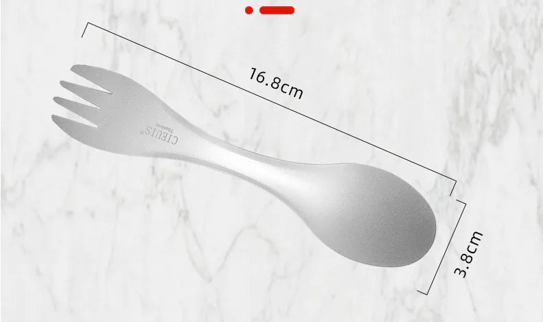 Titanium Travel Utensil Set