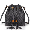 Chic Vintage Leather Bucket Bag